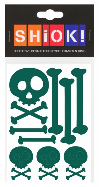Frame Reflectives skull & bones Sticker