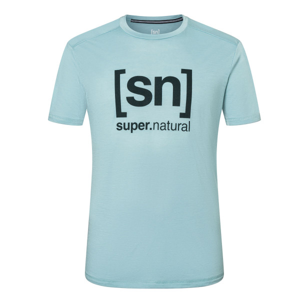 super.natural Logo Tee Men T-shirt Merino