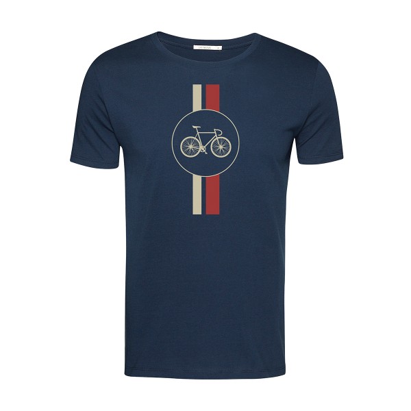 Bike Highway Guide T-Shirt Men Greenbomb