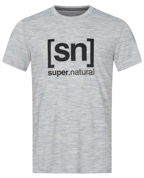 super.natural Logo Tee Men T-shirt Merino