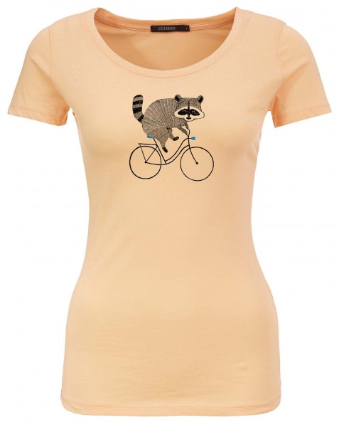 GreenBomb Bike Raccoon - Loves - T-Shirt Women